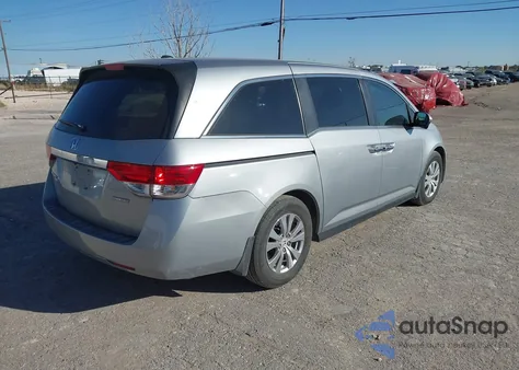 2017 Honda Odyssey Se from USA, damaged, VIN 5FNRL5H31HB007661